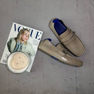 New Burberry Leather Motor Low  Loafers Size In Color Laurel Size 40 EUR Or 7 US